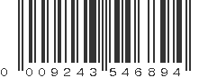 UPC 009243546894