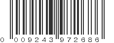 UPC 009243972686