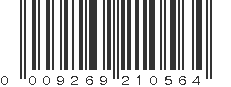 UPC 009269210564