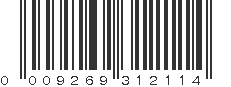 UPC 009269312114