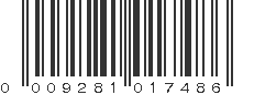 UPC 009281017486