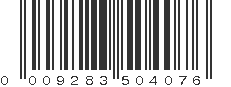 UPC 009283504076