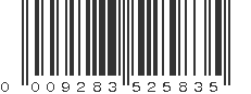 UPC 009283525835