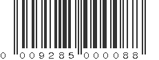 UPC 009285000088