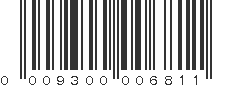 UPC 009300006811