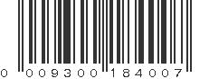 UPC 009300184007