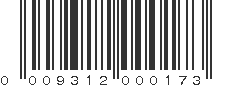 UPC 009312000173