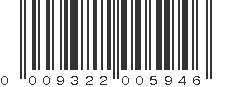 UPC 009322005946