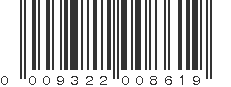 UPC 009322008619