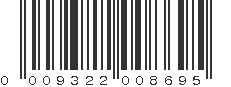 UPC 009322008695