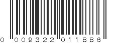 UPC 009322011886