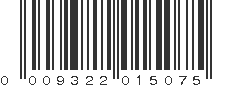 UPC 009322015075