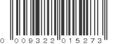 UPC 009322015273