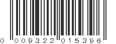 UPC 009322015396