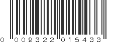 UPC 009322015433