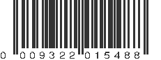 UPC 009322015488