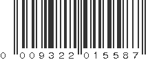 UPC 009322015587