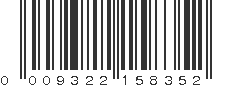 UPC 009322158352