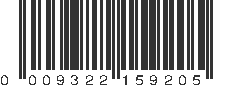 UPC 009322159205