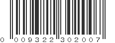 UPC 009322302007