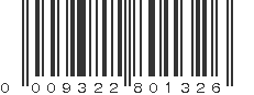 UPC 009322801326