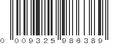 UPC 009325986389