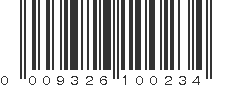 UPC 009326100234