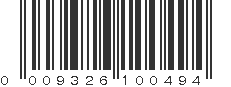 UPC 009326100494