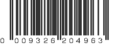 UPC 009326204963