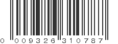 UPC 009326310787