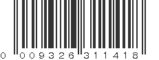 UPC 009326311418