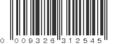 UPC 009326312545