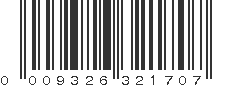 UPC 009326321707