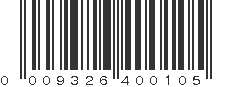 UPC 009326400105