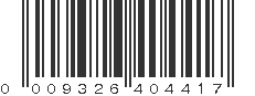 UPC 009326404417