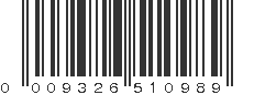 UPC 009326510989