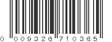 UPC 009326710365