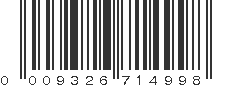 UPC 009326714998