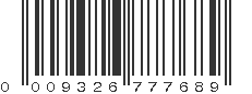 UPC 009326777689