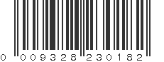 UPC 009328230182