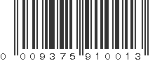 UPC 009375910013