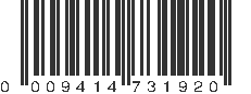 UPC 009414731920