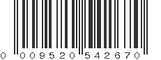 UPC 009520542670