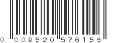 UPC 009520576156