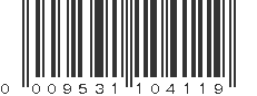 UPC 009531104119