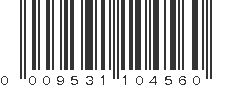 UPC 009531104560