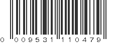 UPC 009531110479