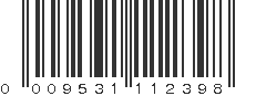 UPC 009531112398