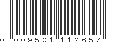 UPC 009531112657