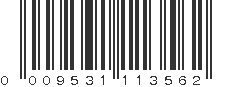 UPC 009531113562